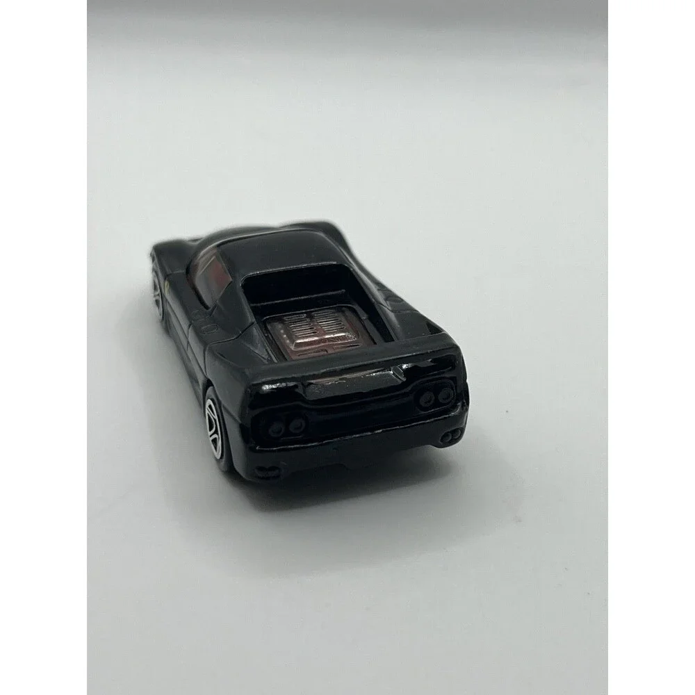 Vintage Matchbox Ferrari F-50 Black Red Int. Hot Super Cars 40 5sp Wheels 1995